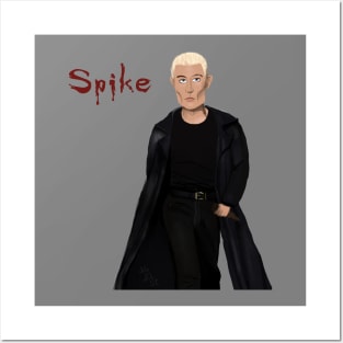 Spike the vampire slayer Posters and Art